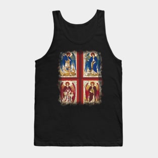 St MIchael St Gabriel St Raphael and St Uriel Archangel Angel Saint Tank Top